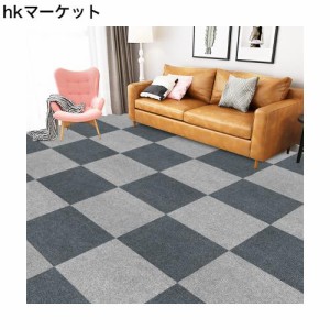 HUIJIE ジョイント マット 吸着 滑り止め カーペット パズルマット30x30cm 40枚 大判 防音 フローリング 防音マット 床の保護と装飾 ずれ