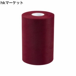 Joycrosso チュール 無地 チュールロール 織物 メッシュ ネット ガーゼロール ネット生地 幅15cm×91M巻 手芸用 裁縫 結婚式 パーティー 