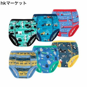 MooMoo Baby コットン トレーニングパンツ 強い吸水性 通気性 6層構造 天然綿100% 男の子 女の子用 幼児のトイレトレーニングパンツ 下着