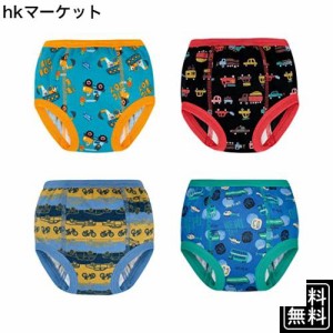 MooMoo Baby コットン トレーニングパンツ 強い吸水性 通気性 6層構造 天然綿100% 男の子 女の子用 幼児のトイレトレーニングパンツ 下着