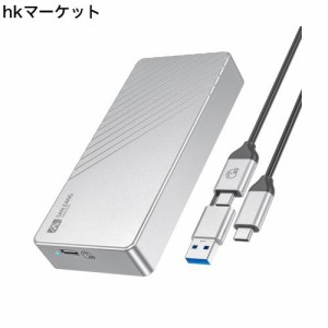 M.2 SSD 外付けケース40Gbps USB4.0 NVMe M.2 SSDケース 高放熱 Thunderbolt 3/4 ポータブル SSD外付けケース アル アルミニウム製 エン