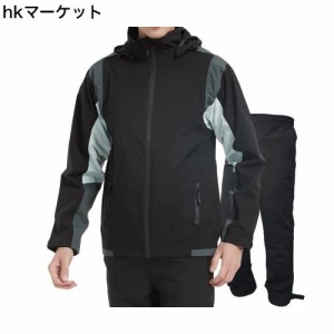 アオキ（aoki outdoor）レインウェア レインスーツ 上下セット ゴルフウェア ウィンドブレーカー マウンテンパーカー 防水 メンズ カッパ