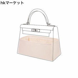 DGAZハ？ック？インハ？ックインナーバッグ 高級シルク サテン トートバッグ用 kelly25/28/32/35Bags（ クレ、KL35）