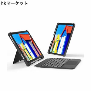 【高級版】ipad第9世代キーボード付きケース 日本語配列 ipad 10.2 ケース キーボード トラックパッド付き iPad air3 キーボード 横も縦