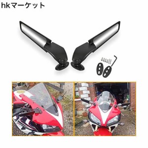 QIDIAN オートバイミラー ウィンドウィング 調節可能 回転式バックミラー CBR300R CBR650R CBR650F VFR 400 750 800 VFR 400 750 800 VTR