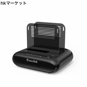 WAVLINK デュアルベイHDDスタンド 外付けハードドライブドッキングステーション 2.5または3.5インチHDD用USB3.0からSATAI / II/III オフ