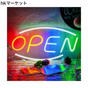 OPENネオンサインLED オープン看板ネオンサイン、店舗の装飾、レストラン、喫茶店、居酒屋、バーUSB/スイッチ（42.5cm？22cm）