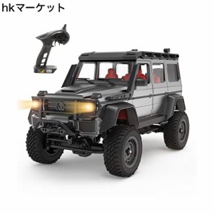 DEERC クローラー ホビー ラジコンカー オフロード 4WD 独立懸架 四輪駆動 1/12 カスタム 改造 大人向け 操作時間40分 RCカー LED付き 2.