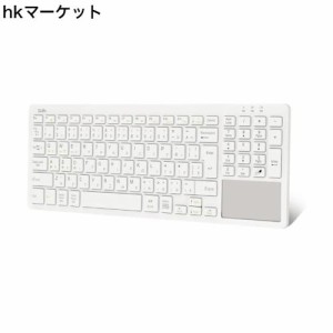 Ewin Bluetooth キーボード ワイヤレス タッチパッド テンキー付き 日本語配列 ワイヤレスキーボード 3つシステム対応 3台デバイス切り替