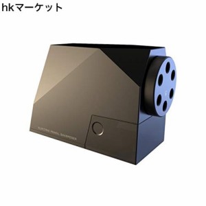 Tmei 電動鉛筆削り えんぴつ削り 使いやすい 自動 USB 色鉛筆 美術 デッサン ムダ削り防止 長寿命 子供 学校 事務用 安全 黒