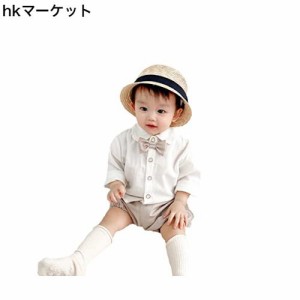 [Fairy Baby] エルフ ベビー ベビーフォーマル 男の子 ベビー服 紳士服スーツ 上下セット 長袖シャツ 洋装フォーマル キッズ コットン 結