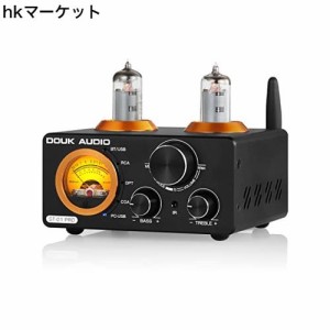 Nobsound ST-01 PRO 6K4 Bluetooth 5.0 真空管アンプ VUメーター USB DAC COAX/OPT パワーアンプ プリアンプ