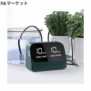 アップグレード自動点滴灌漑キット、鉢植え用自動散水ドリップ システム10鉢対応可能 自動水やり 散水スマートタイマー セット10mホース