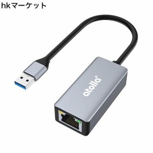 atolla Switch 有線LANアダプター USB LAN 変換アダプター USB To RJ45 1Gbps高速通信 USB3.0 LANアダプター ギガビットイーサネット LAN