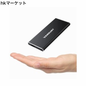 Vansuny SSD 外付け 1TB USB3.1 Gen2 読込速度550MB/s PS5/PS4メーカー動作確認済 コンパクト外付けSSD Type C Windows/MAC OS/Linux/And