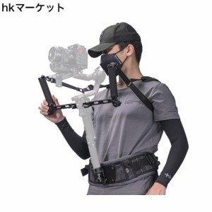 TILTA 軽量デュアル ハンドル ジンバル サポート システム DJI RS2、RSC2、RS3 および RS3 Pro 用、ジンバル サポート ベストおよびデュ