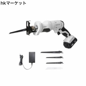 SENTOOL 電動ノコギリ 家庭用 小型 充電式 レシプロソー 10.8V 互換バッテリー 電動のこぎり コードレス 無段階変速 木材・金属・合成樹