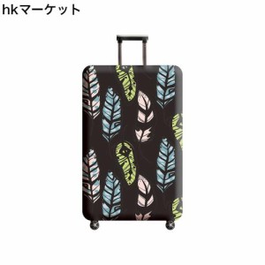 [GOXUNYUAN] スーツケースカバー キャリーカバー 伸縮素材 洗濯可 傷防止 旅行 出張 荷物 19-30 Inch