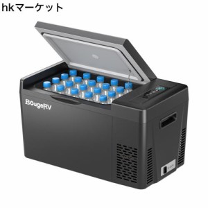 BougeRV 車載冷蔵庫 22L -22℃〜10℃ コンプレッサー式 AC100V DC12V/24V 急速冷凍 ポーダブル冷蔵庫 車載冷凍冷蔵庫 CR 22L