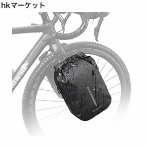 Rhinowalk自転車フロントフォークパック防水バッグ自転車パニエバッグ サドルバッグ フォークバッグ ラック自転車バッグ ショルダーバッ