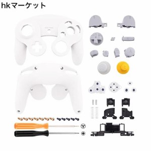 eXtremeRate Nintendoゲームキューブコントローラーに対応用カスタム交換シェル、Nintendo GameCubeコントローラーに対応用ソフトタッチ