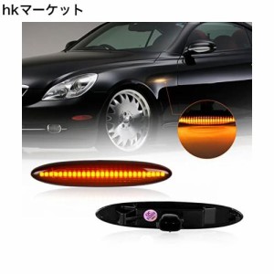 POPMOTORZ LED サイドマーカーウインカー 点滅タイプ 車検対応純正交換 トヨタカムリ40系 クラウン/アスリート/ロイヤル 18系 マジェスタ