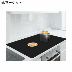 Aechy 調理台保護マット シリコンマット 特大 90×60cm キッチンカウンターマット カット可能 厚さ2mm 滑り止め 耐熱 傷防止 防水 吸音 