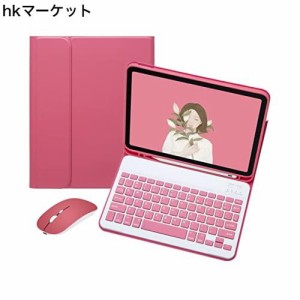 マウス付き iPad Air 5 10.9 インチ iPad Air4 キーボードケース 3点セット iPad Air 第5世代 カラーキーボード カバー かわいい キャン