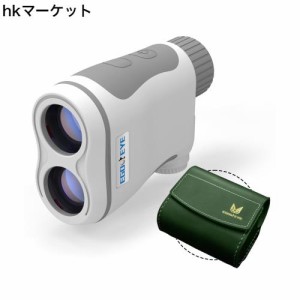 EGOOIEYE ゴルフレーザー距離計 500m 軽量 ゴルフ距離計 フラグロック バイブレーション機能 スロープモード 高低差測定 0.5sで測定 ピン