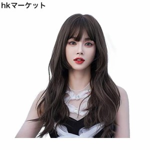 Collicarpo ウィッグ ロング かつら フルウィッグ 姫カット レディーズ ロングカール 巻き髪 自然 コスプレ ぱっつん前髪？小顔 人気 耐