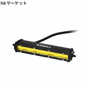 KAWELL バーライト led バイク 18W LED 作業灯 ワークライト フォグランプ 24v led作業灯 補助灯 車外灯 12v 24v兼用 車 アクセサリー ラ