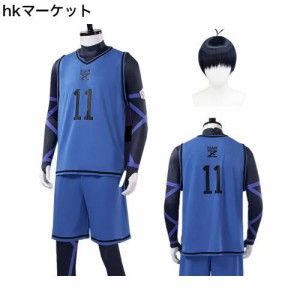 [COSSA] ブルロク ユニフォーム運動服 Blue＆Lock コスプレ衣装 ウイッグ付き 國神 錬介 千切 豹馬 潔 世一 蜂楽 廻 コスチューム服 仮装