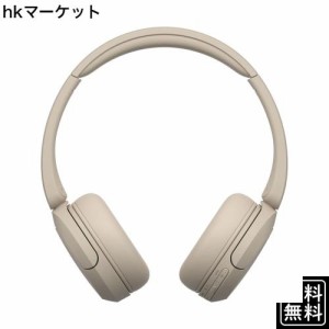 ソニー(SONY) ワイヤレスヘッドホン WH-CH520:Bluetooth対応/軽量設計 約147g/専用アプリ対応により好みの音質にカスタマイズできる「イ