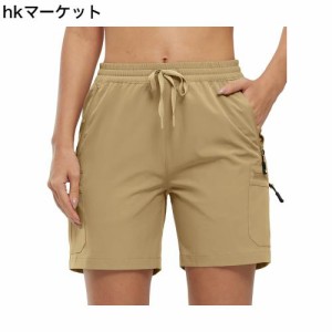 ハーフパンツ レディース 登山ウェア カーゴ ショートパンツ 速乾 短パン アウトドアウェア 撥水 トレッキング 半ズボン カジュアル 夏用