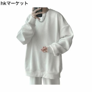 [Aroniko] トレーナー メンズ 長袖 t シャツ ロングtシャツ 長袖tシャツ メンズ ながそでtシャツ ロンティー メンズ プルオーバー トップ