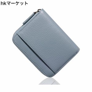 [DCLKO] ミニ財布 レディース 財布 カードケース お札を折らずに収納 二つ折り財布 本革 財布 小さい財布 大容量 コンパクトさいふ スキ