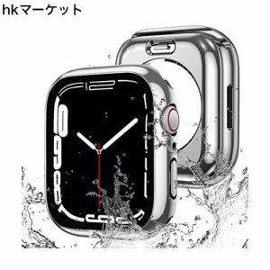 【2023強化版】AMAPC for Apple Watch ケース 360度全面防水 バンド 水泳・スポーツ専用 ガラスフィルム 一体型 apple watch 用 カバー 3