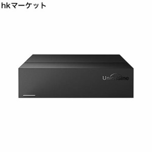 UnionSine 外付けハードディスク 10TB 3.5インチ 外付けHDD USB3.2Gen2 Type-C テレビ録画 / 4K / Windows/mac / PS4 / データストレージ