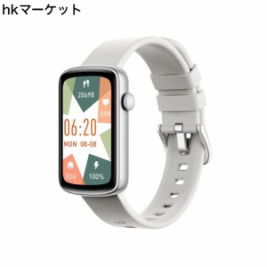 SHANG WING スマートウォッチ レディース リストバンド 型 腕時計 iPhone/Android対応 1.47インチ大画面 フルタッチ Smart Watch 着信通