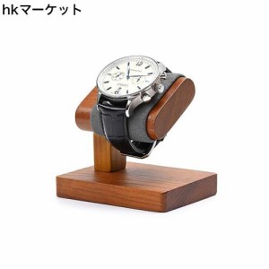 Oirlv 腕時計 スタンド ウォッチスタンド 木製 1本用 高級 おしゃれ 時計置き台 SM21402 (ダークグレー)