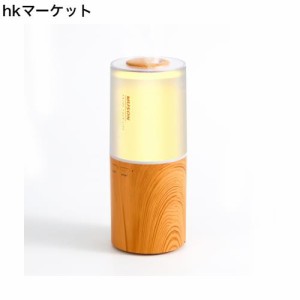 MUSON 加湿器 卓上 アロマディフューザー 超音波式 小型 加湿器 80ML 花粉対策 アロマ対応 車載 静音 空焚き防止 コンパクト LEDライト 