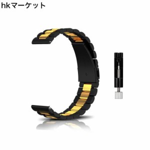 [CeiBand] バンド 18mm 20mm 22mm ステンレス製 時計バンド 交換ベルト 金属ベルト メタルストラップ スマートウォッチバンド クイックリ