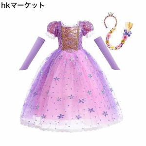 [MUXIU] プリンセス ドレス 子供 ハロウィン コスプレ お姫様なりきり 女の子 可愛い 人気 ワンピース 仮装 ？生日 お遊戯会 文化祭 ステ