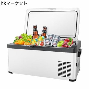 Teenook 車載冷蔵庫 急速冷凍 19L -22℃〜20℃ 省エネ 2WAY電源対応 AC100V 静音 車載家庭両用 ポータブル冷蔵庫 低電圧保護 取扱説明書