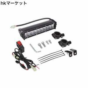 motopartyモトクロスヘッドライトバーキット HONDA CRF110/ YAMAHA YZ250F/ KAWASAKI KLX110/ SUZUKI DRZ40などに適用USBソケット充電器