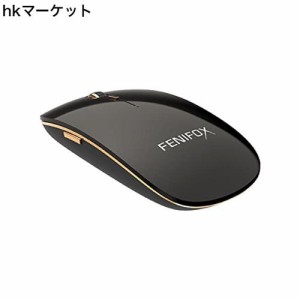 Bluetooth マウス, FENIFOX 無線 マウス ワイヤレス 静音小型薄型 携帯 人間工学 音がしない 光学式 Mouse Laptop Computer PC Mac 用 - 