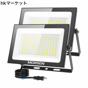 MORSEN 投光器 投光器 led 投光器 屋外 投光器 100v 投光器 防水 作業灯 100W 15000ML 6500K 昼光色 灯光器 屋外 照明 看板灯 led作業灯 