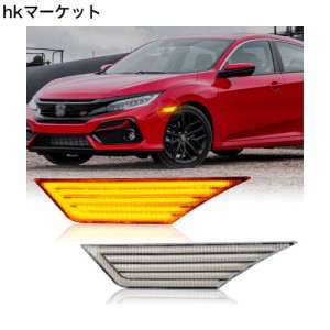 POPMOTORZ ホンダ 新型 シビック ハッチバック/セダン サイドマーカー ウインカーライト FK7/FK8/FC1 CIVIC タイプR シビック シビックセ