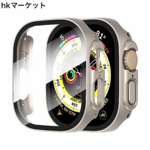 Apple Watch Ultra 用 ケース Apple Watch 用 ケース 耐衝撃 傷防止 アップルウォッチ 用 ケース apple watch 用 カバー 一体型 全面保護