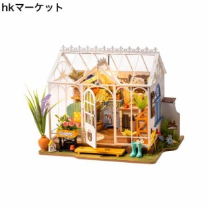 Rolife 立体パズル ミニチュアハウス キット ドールハウス Dreamy Garden House 地中海スタイル DIY 手作りキット 組み立て 木製パズル 